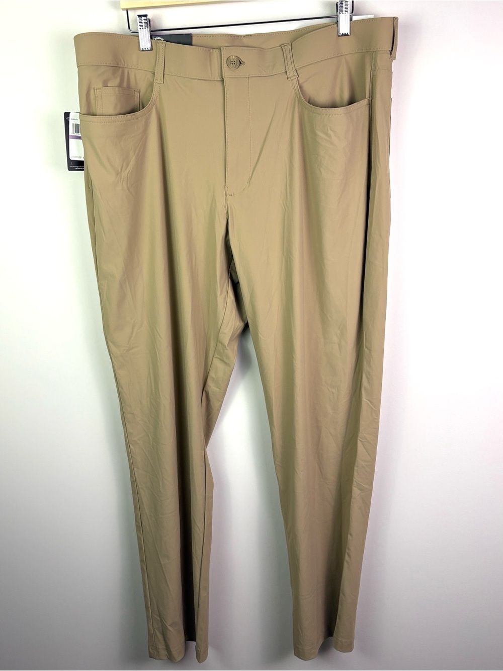 NWT Callaway Men's Stretch Khaki golf Pants - Lightweight Comfort size 38x32